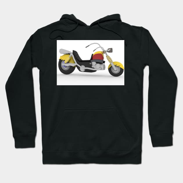 Motorcycles Modern On Hoodie by Rizaldiuk